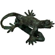 Rare Bronze Gecko Door Knocker