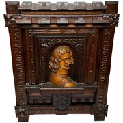 Sir Edward Massey In Oak Portrait