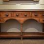 Stunning 18th Century Oak Potboard Dresser Base