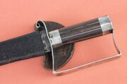 18th Century Silver Hilted German Hunting Hanger
