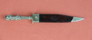 19th Century German Silver Mounted Bowie Knife