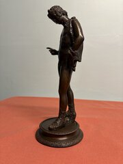 Early 20th Century Bronze study of Narcissus