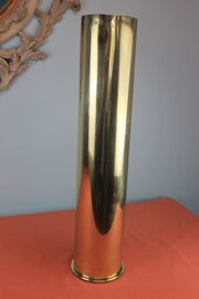 WWI Large German Brass Shell Case / Umbrella Stand
