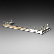 19thC Brass Extending Fender