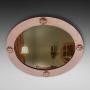 Arts & Crafts Copper Oval Mirror attr to Liberty