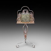 Arts & Crafts Copper & Brass Magazine Rack 