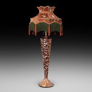 Arts And Crafts Beaten Copper Table Lamp