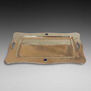 Arts And Crafts Hammered Brass Tray