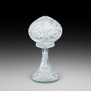 Diamond Cut Crystal "Mushroom" Table Lamp 