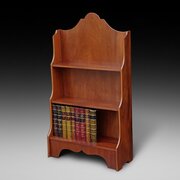 Edwardian Mahogany Wall Hanging Book Shelves 