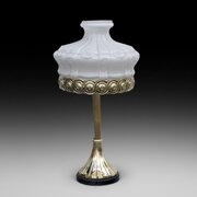 Late 19thC Brass Table Lamp