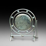 Late 19thC Brass Table Top Gong