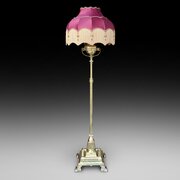 Late 19thC Brass Telescopic Oil Lamp