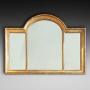 Late 19thC Gilt-Framed Wall Mantel Mirror