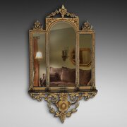 Late 19thC Gilt Framed Wall Mirror