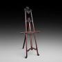 Late 19thC Mahogany Easel in the Rococo Style