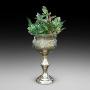 Late 19thC Pressed Brass Planter on Stand