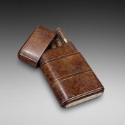 Late 19th Century Inlaid Burr Walnut Cigar Case