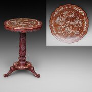 Mid 19thC Japanese Export Rosewood Centre Table