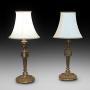 Pair of Early 19thC French Giltwood Candlesticks