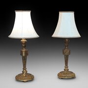 Pair Of Early 19thC French Giltwood Candlesticks