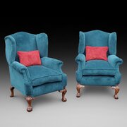 Pair Of Late 19thC Chippendale Revival Arm Chairs