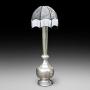 Silver Pierced and Embossed Persian Standard Lamp