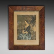 "The Day Before Marriage" 19thC Colour Print