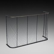 Victorian Brass Wire Mesh Nursery Fender 