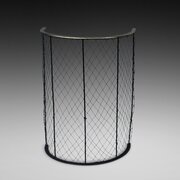 Victorian Brass And Wire Mesh Nursery Fender