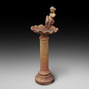 Victorian Cast Iron Bird Bath