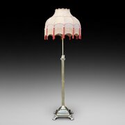 Victorian Neoclassical Brass Lamp Standard