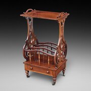 Victorian Rosewood Canterbury Whatnot