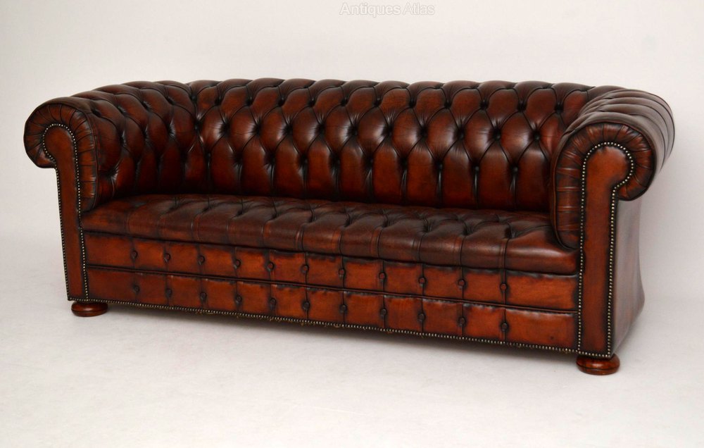 Antique Deep Buttoned Leather Chesterfield Sofa Antiques Atlas Antique Deep Buttoned Leather Chesterfield Sofa Antiques Atlas