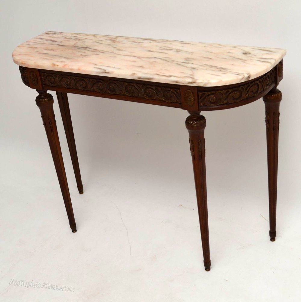Antique French Marble Top Console Table Antiques Atlas