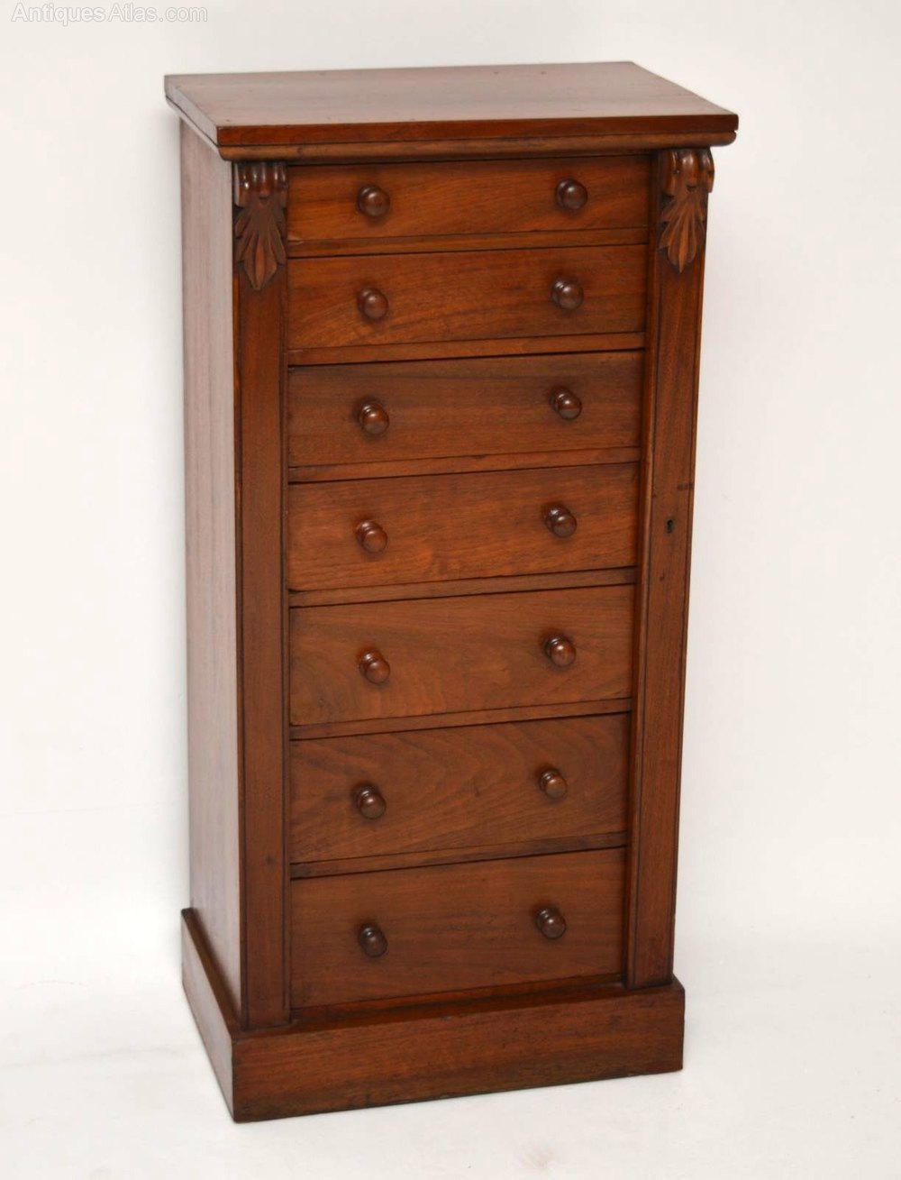 Victorian Walnut Wellington Chest Of Drawers Antiques Atlas