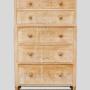 Heals Limed Oak Chest on Chest of Drawers