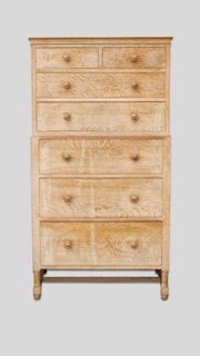 Heals Limed Oak Chest On Chest Of Drawers