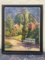 French Landscape Signed And Dated 1924