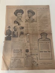 Titanic Newspaper Dated April 15th 1912