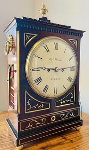 Regency Striking Fusee Mahogany Bracket Clock