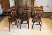 Chairs True Set Of Six Victorian Windsor C1870