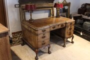 Desk Stunning Queen Anne Inspired Walnut C1910