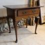 Exceptional George II Oak Lowboy  Side Table c1740