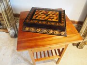 fine tunbridge ware box by thomas barton c1870 Fine Tunbridge ware box by Thomas Barton c1870