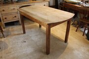 Table Edwardian Oak Dining In The Manner Of Heals 