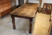 Table Edwardian Oak Refectory Dining Farmhouse 