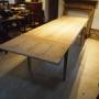 Table extending French Oak refectory farmhouse 
