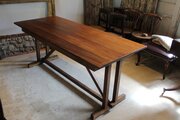 Table Refectory Arts And Crafts Teak Norwich C1930