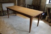 Table Refectory Farmhouse Dining Oak Seats C1900